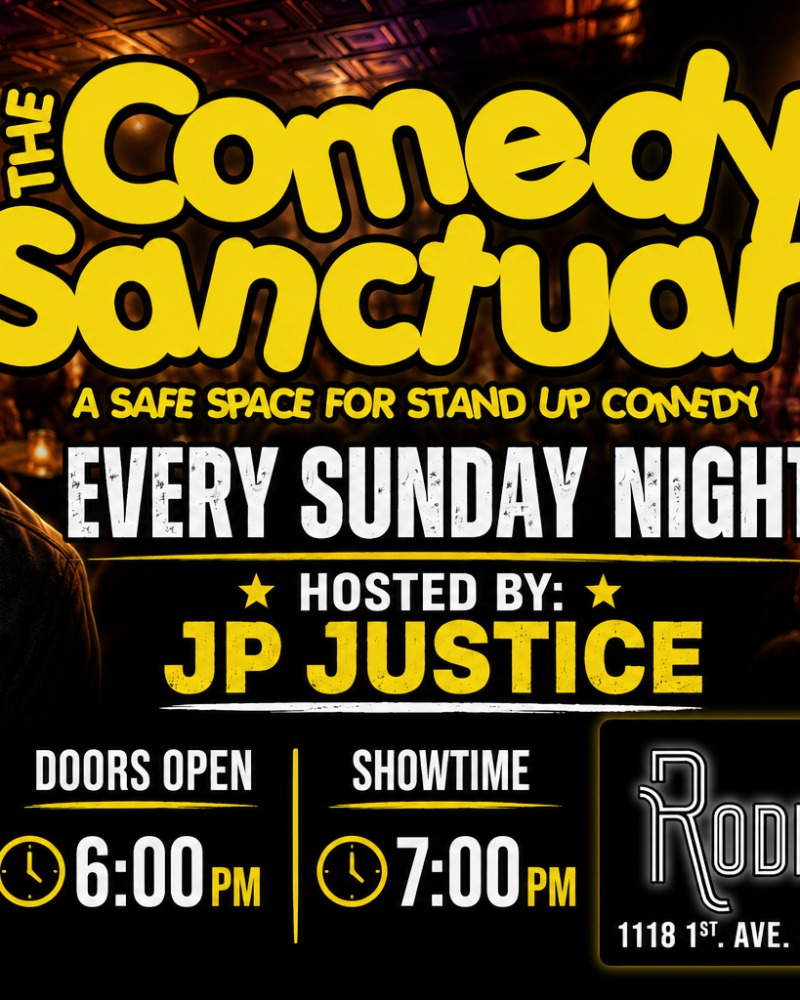 COMEDY SANCTUARY WITH JP JUSTICE