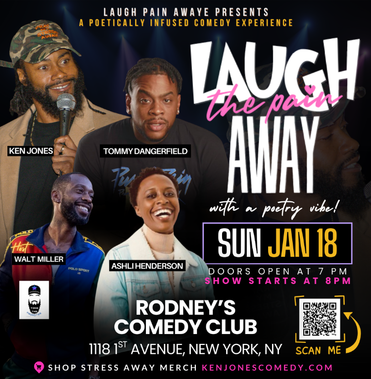 LAUGH THE PAIN AWAY WITH KEN JONES