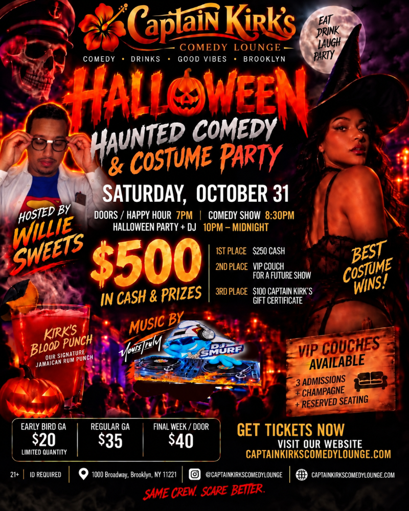 Halloween Haunted Comedy & Costume Party